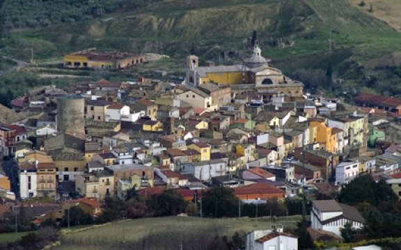 096. Biccari - Vista paese